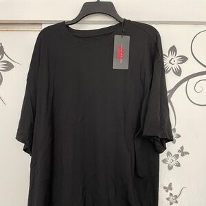 NWT: The Gym People Black Stretch T-Shirt - women's Large